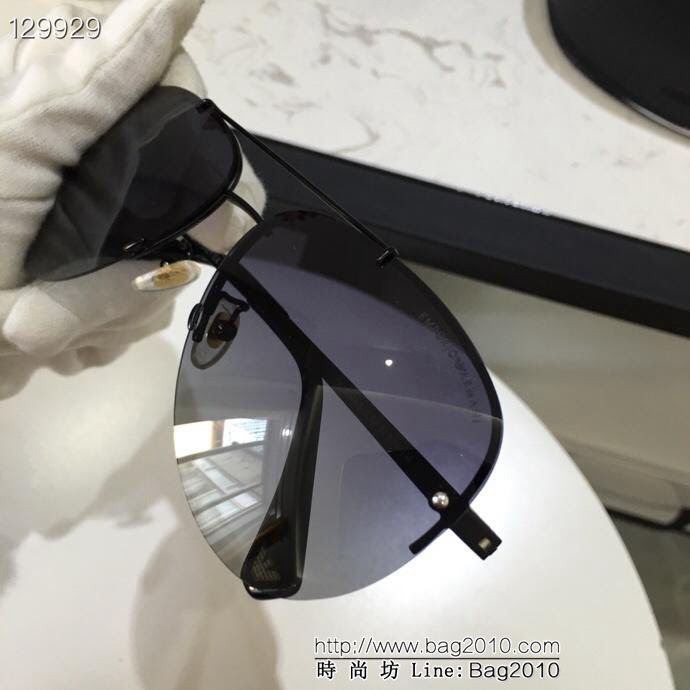 ARMANI阿瑪尼 2019新品 偏光 金屬男款 大框太陽鏡 寶麗來高清偏光鏡片 夏日出行必備款 10024  lly1683